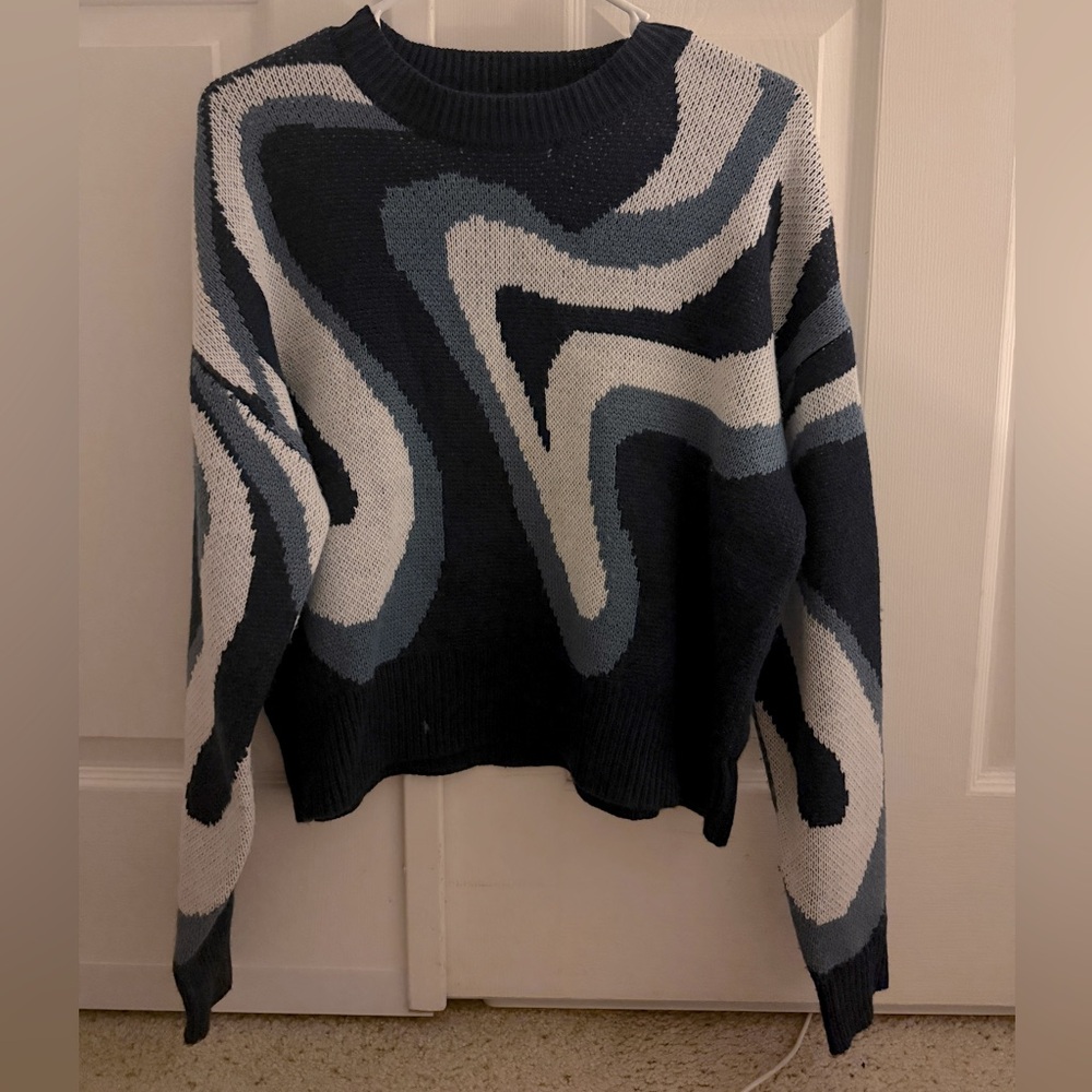 Multi colored baggy sweater